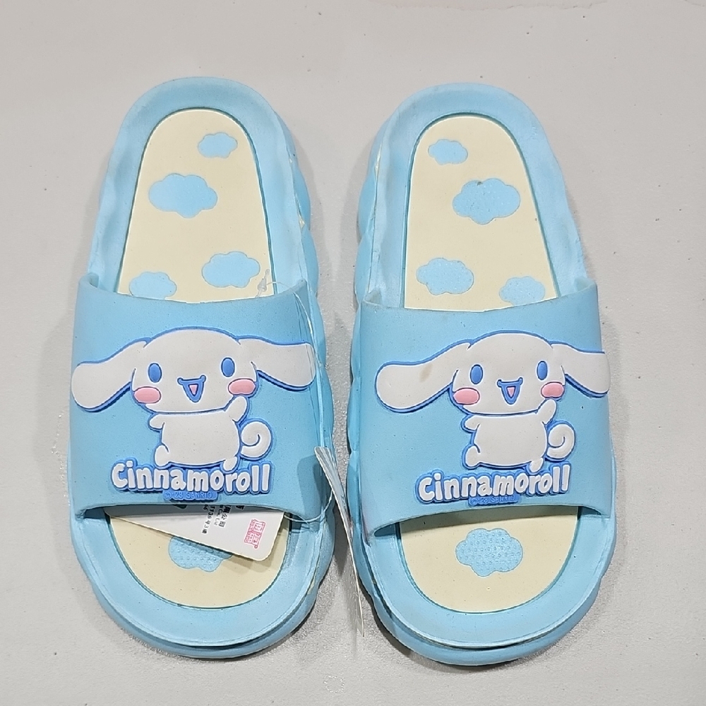 Swid Powell Sky Blue Kids Slippers